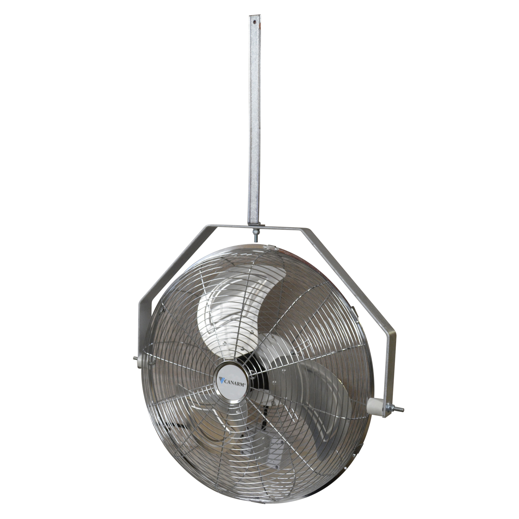 Canarm, 24in. Horizontal Air Flow Fan, Fan Type Wall Mount, Fan Diameter 24 in, Air Delivery 7951 cfm, Model# HAF24-ZO